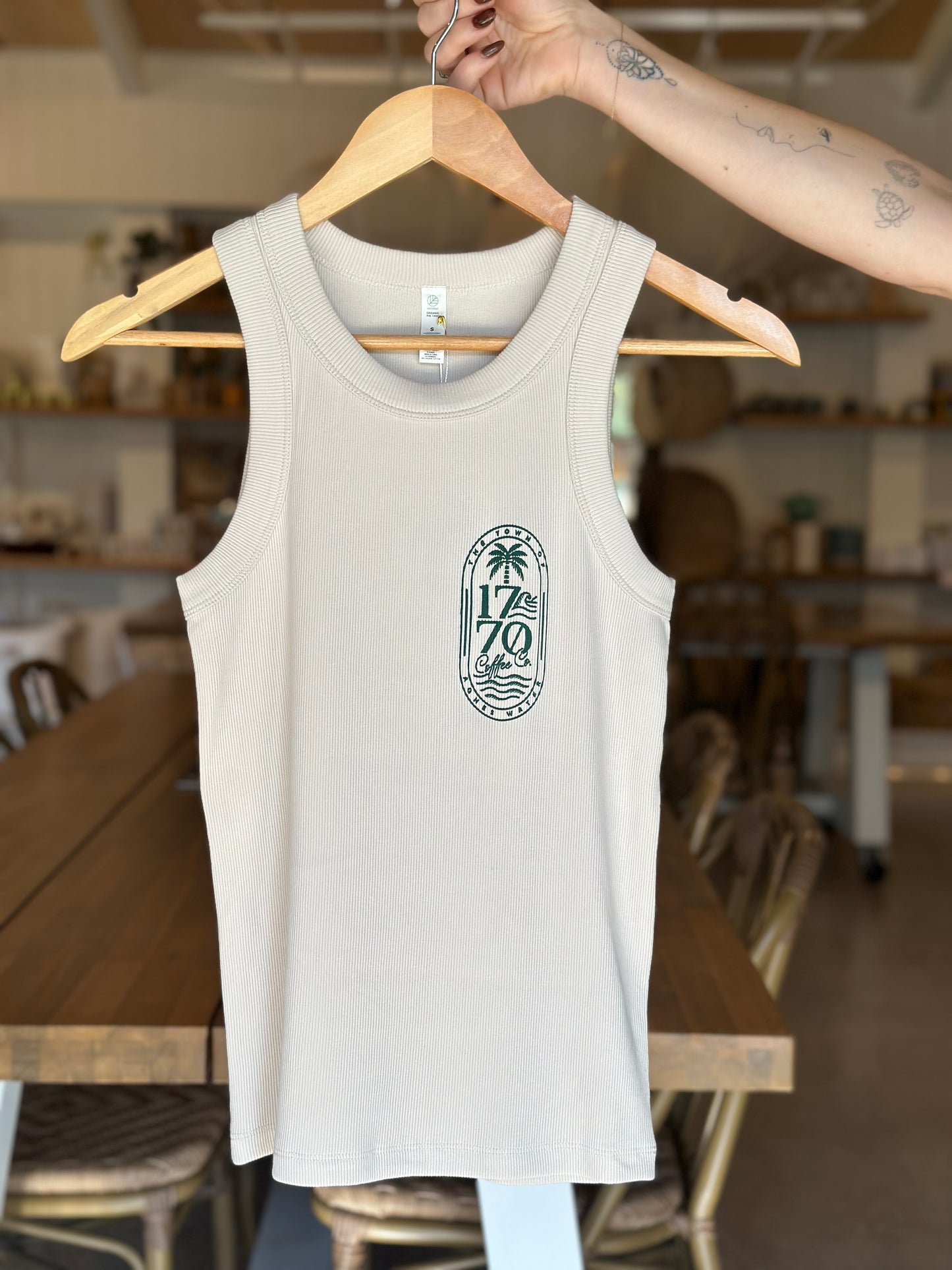 1770 Coffee Co Women’s Organic Rib Tank